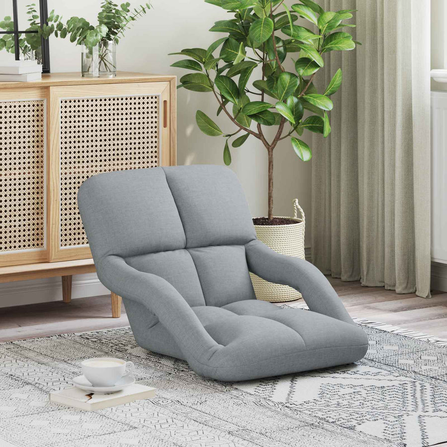 Verstelbare vlo stoelen Lichtgrijs 58 x 62 x 58 cm Stof