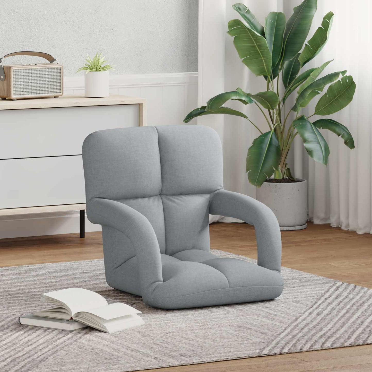 Verstelbare vlo stoelen Lichtgrijs 58 x 62 x 58 cm Stof