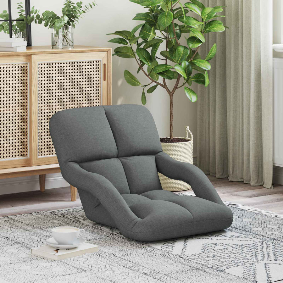 Verstelbare vlo stoelen Donkergrijs 58 x 62 x 58 cm Stof