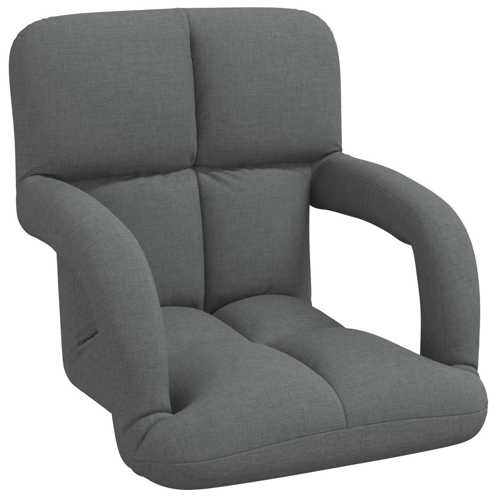 Verstelbare vlo stoelen Donkergrijs 58 x 62 x 58 cm Stof