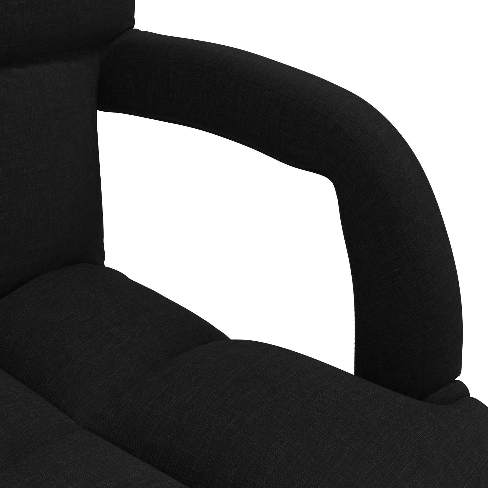 Verstelbare vlo stoelen Zwart 58 x 62 x 58 cm Stof