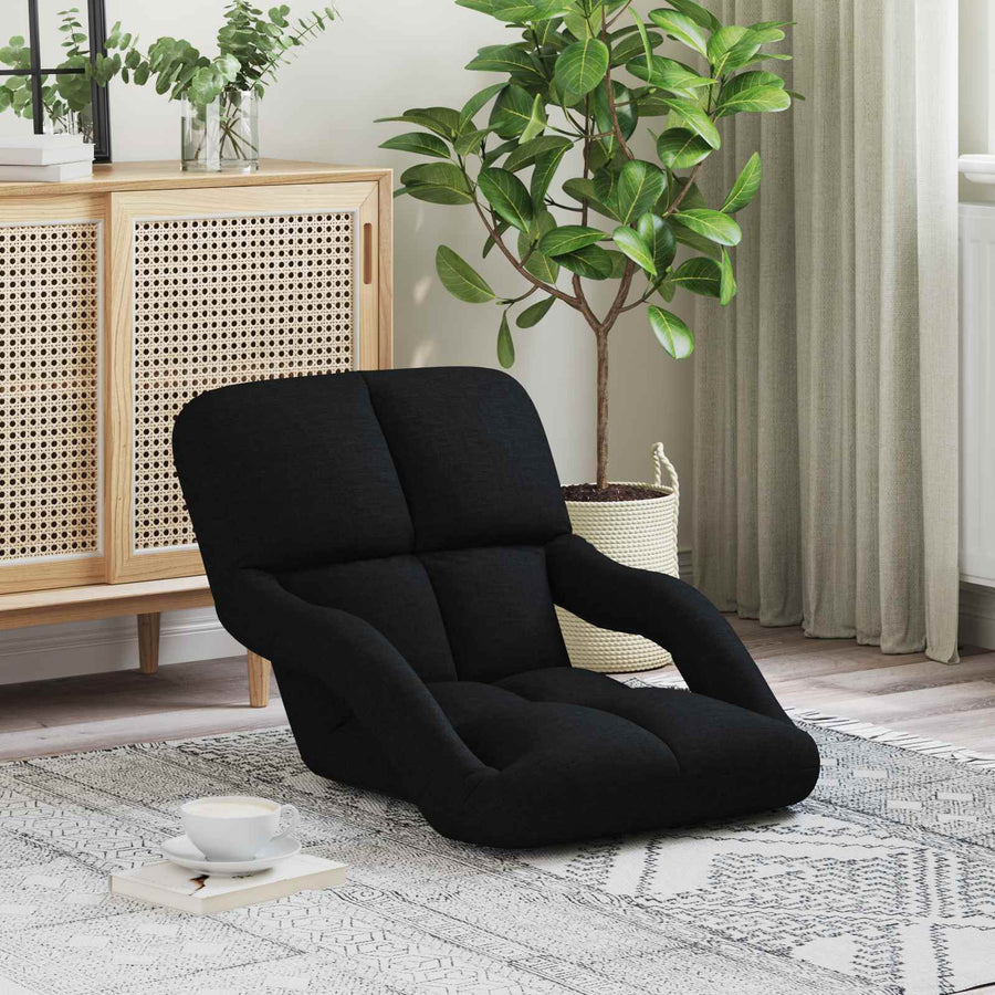Verstelbare vlo stoelen Zwart 58 x 62 x 58 cm Stof