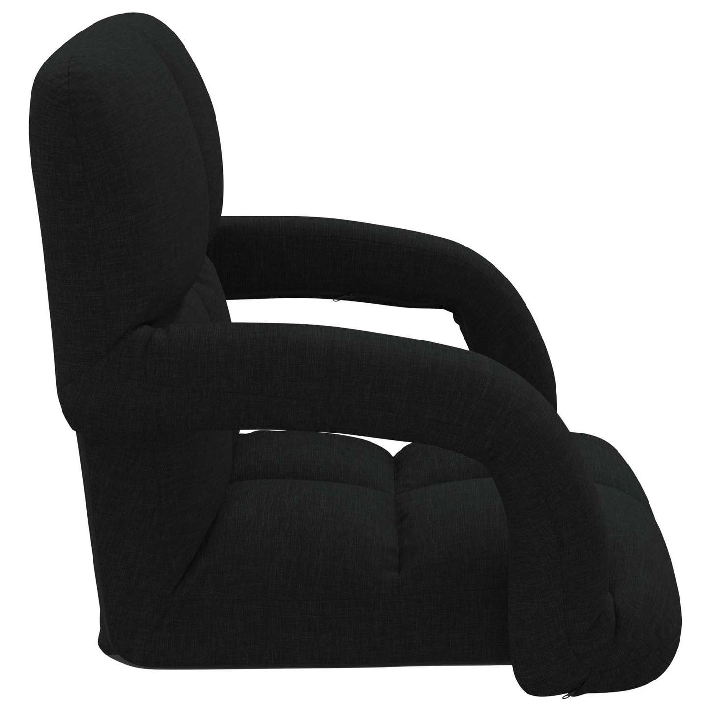Verstelbare vlo stoelen Zwart 58 x 62 x 58 cm Stof