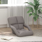Vloerstoel verstelbaar taupe 58x62x58 cm stof