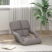 Vloerstoel verstelbaar taupe 58x62x58 cm stof