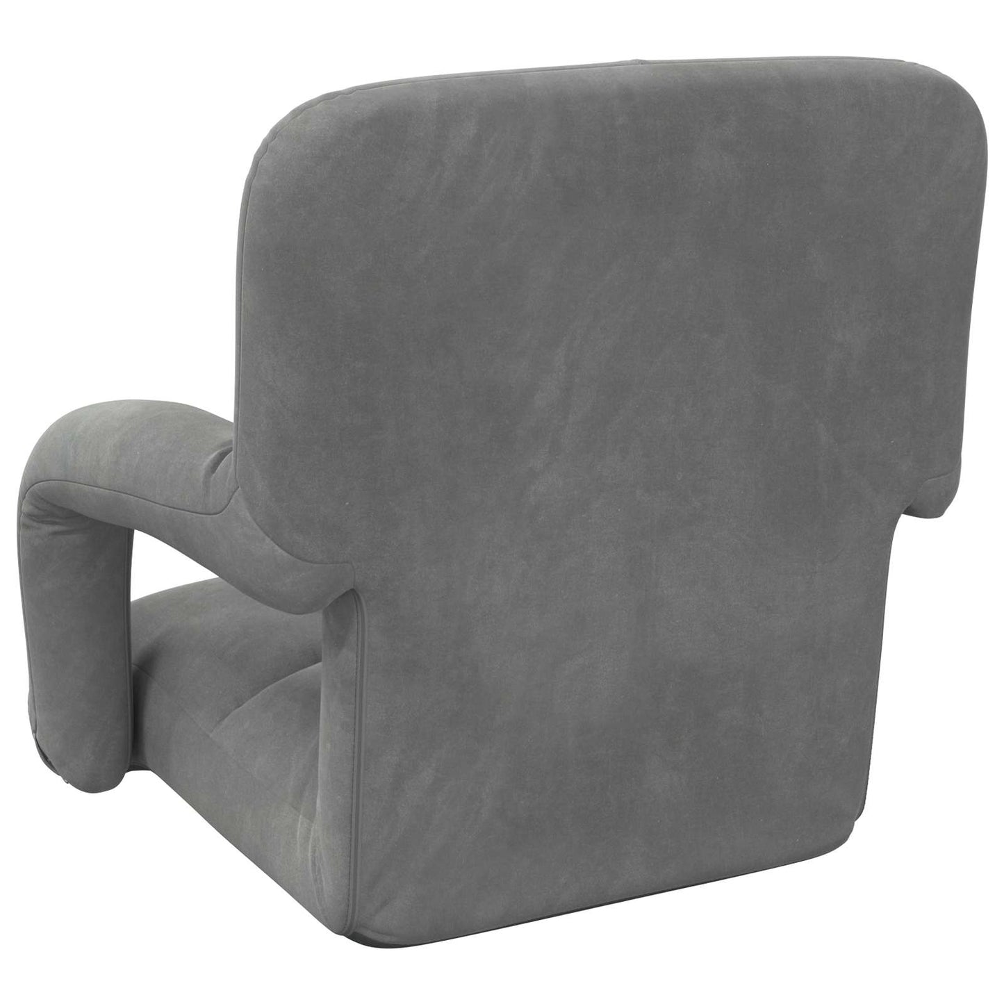 Vloerstoel Donkergrijs 58 x 62 x 58 cm Fluweel