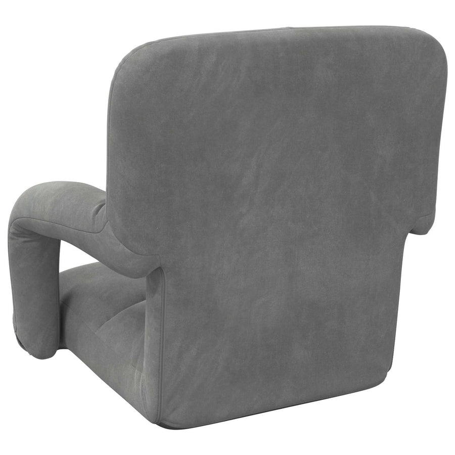 Vloerstoel Donkergrijs 58 x 62 x 58 cm Fluweel