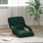 Vloerstoel donkergroen fluweel 58x62x58 cm