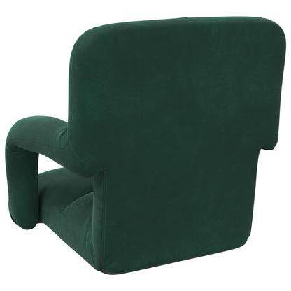 Vloerstoel Donkergroen 58 x 62 x 58 cm Fluweel