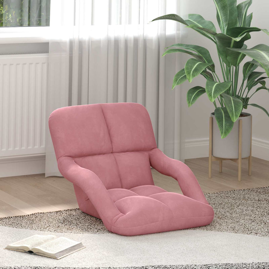 Vloerstoel Roze 58 x 62 x 58 cm Fluweel