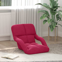 Vloerstoel Wijnrood 58 x 62 x 58 cm Fluweel