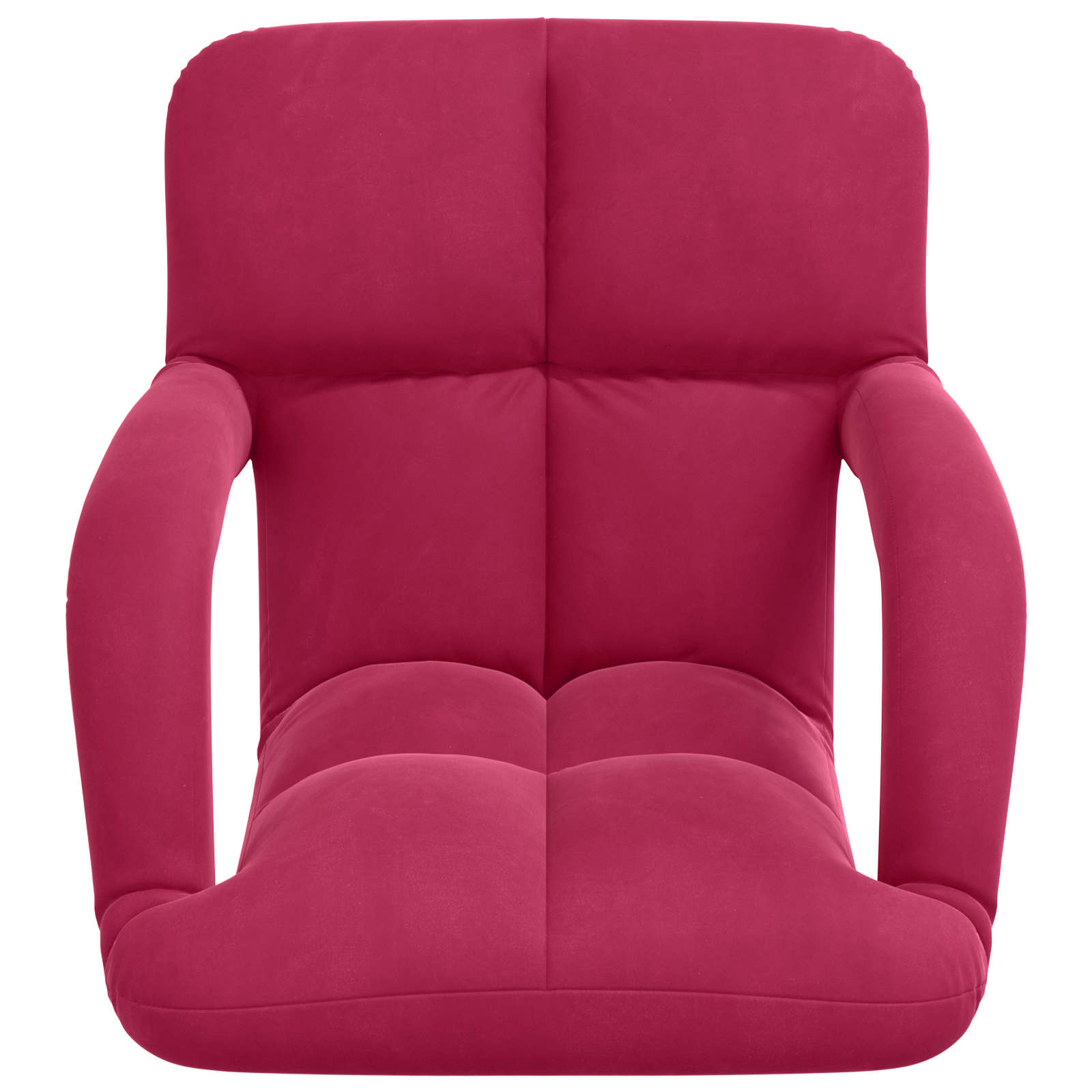 Vloerstoel Wijnrood 58 x 62 x 58 cm Fluweel