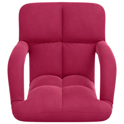 Vloerstoel Wijnrood 58 x 62 x 58 cm Fluweel