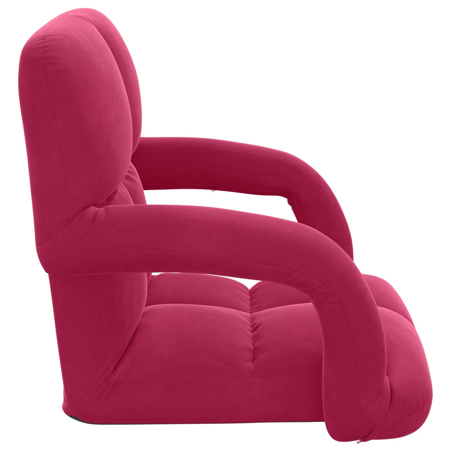 Vloerstoel Wijnrood 58 x 62 x 58 cm Fluweel