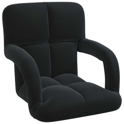 Vloerstoel Zwart 58 x 62 x 58 cm Fluweel