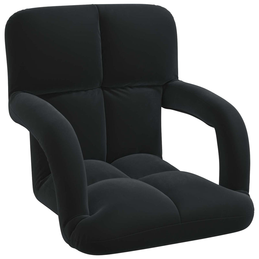 Vloerstoel Zwart 58 x 62 x 58 cm Fluweel