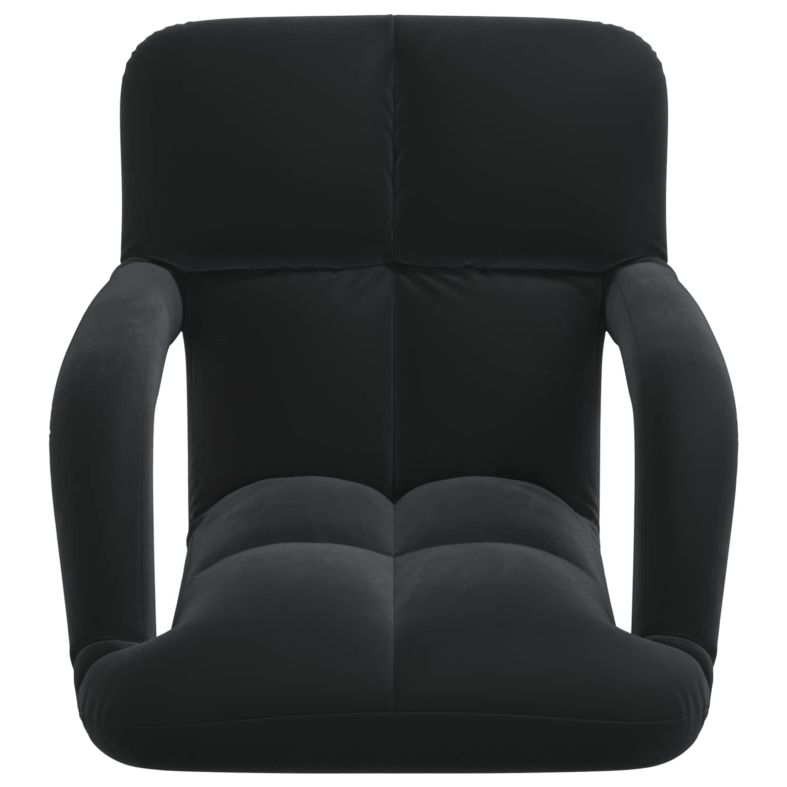 Vloerstoel Zwart 58 x 62 x 58 cm Fluweel