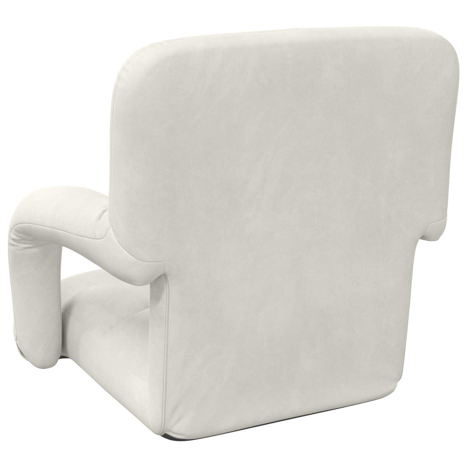 Vloerstoel Crème 58 x 62 x 58 cm Fluweel