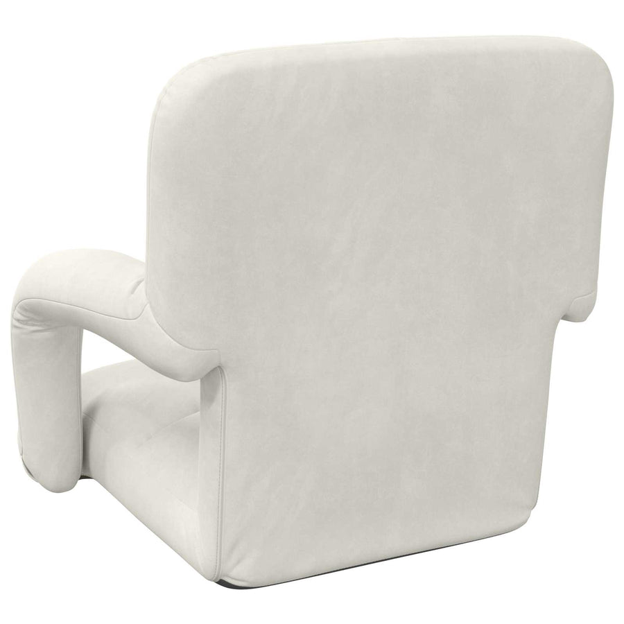 Vloerstoel Crème 58 x 62 x 58 cm Fluweel