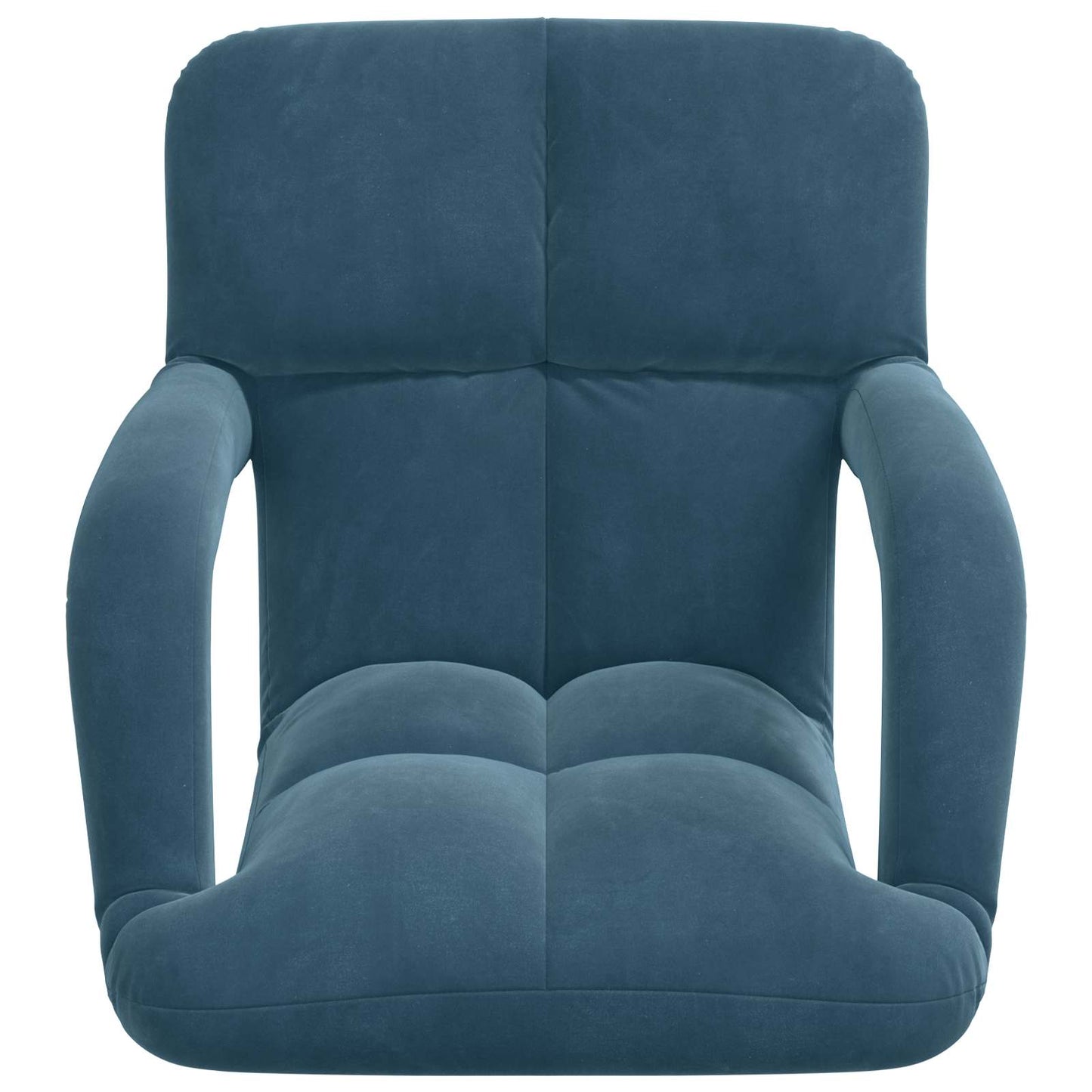 Vloerstoel Blauw 58 x 62 x 58 cm Fluweel