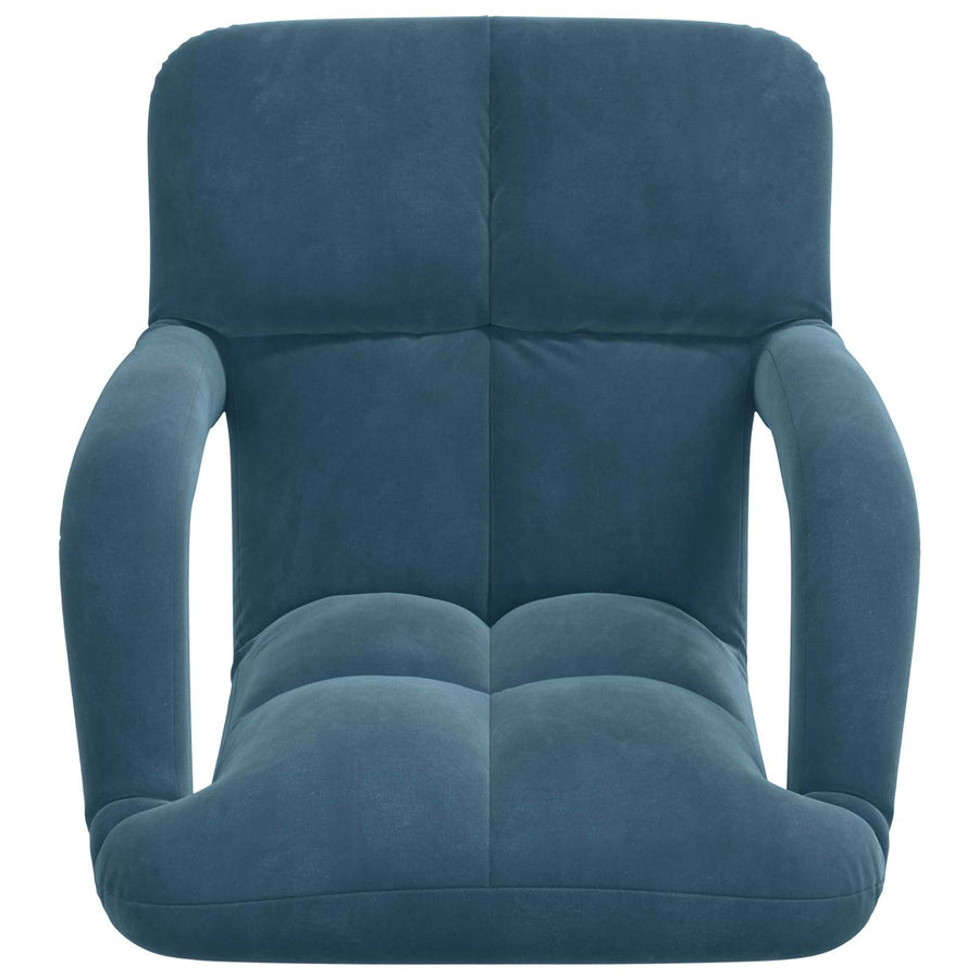 Vloerstoel Blauw 58 x 62 x 58 cm Fluweel
