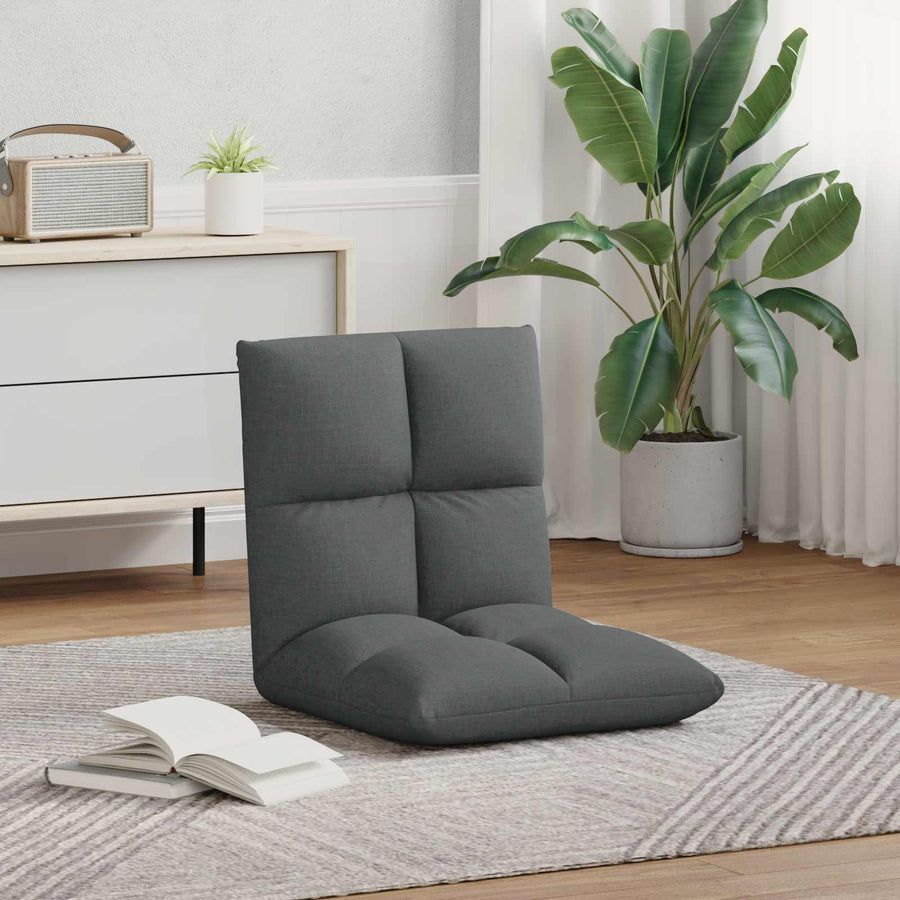 Vloerstoel Donkergrijs 50 x 61 x 57 cm Stof