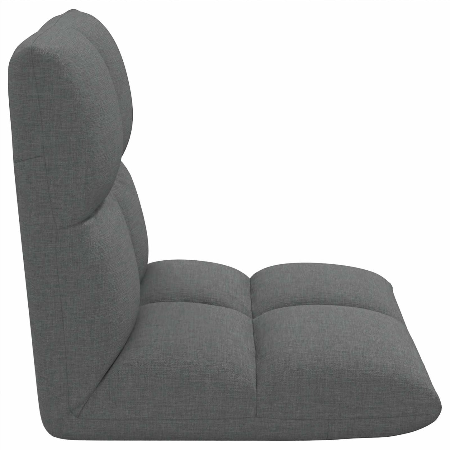 Vloerstoel Donkergrijs 50 x 61 x 57 cm Stof
