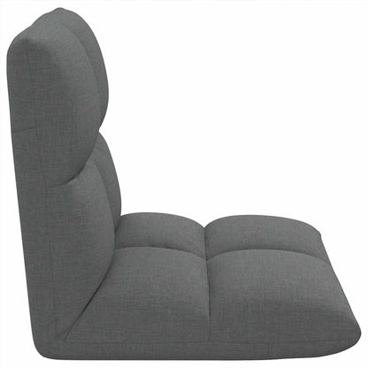 Vloerstoel Donkergrijs 50 x 61 x 57 cm Stof
