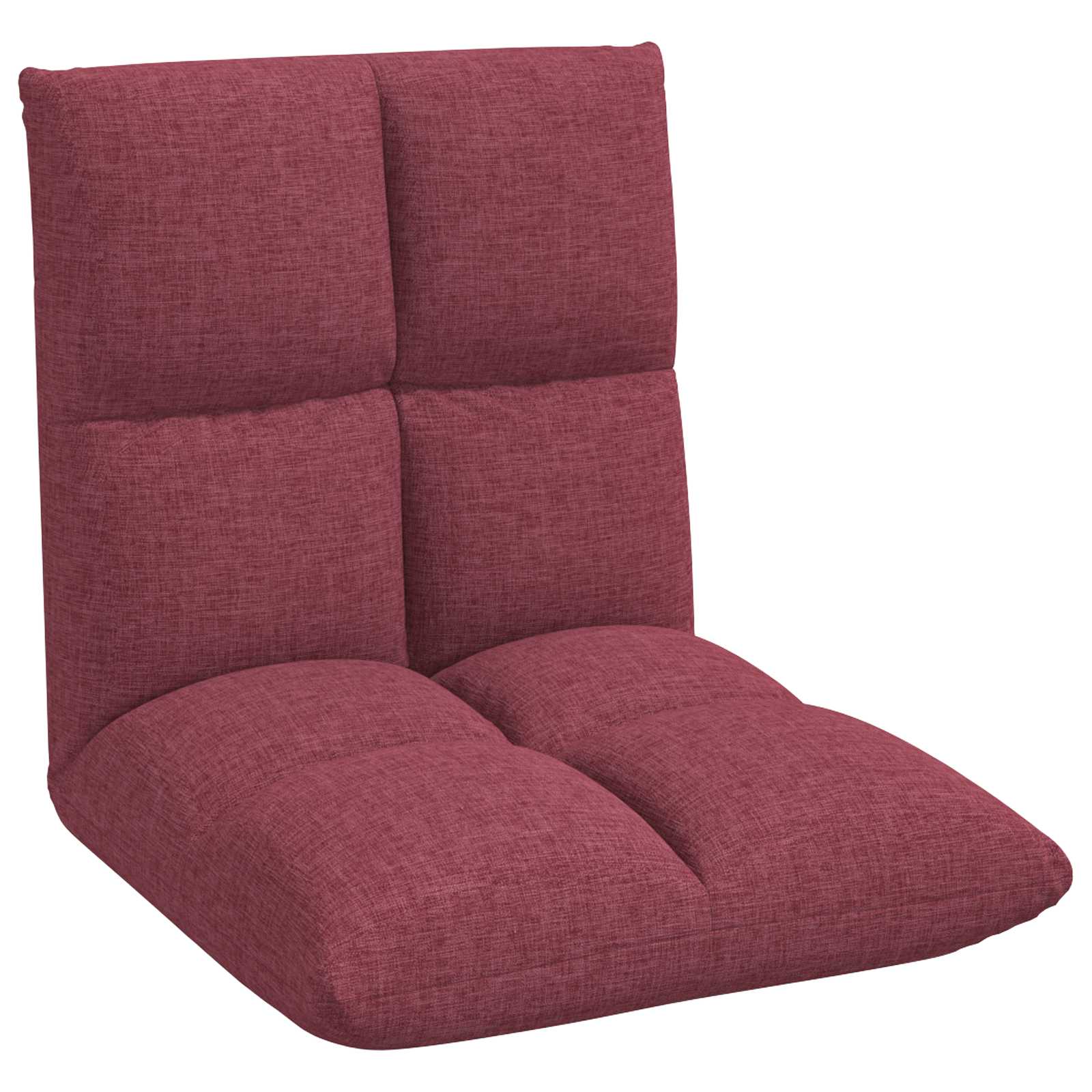 Vloerstoel Wijnrood 50 x 61 x 57 cm Stof