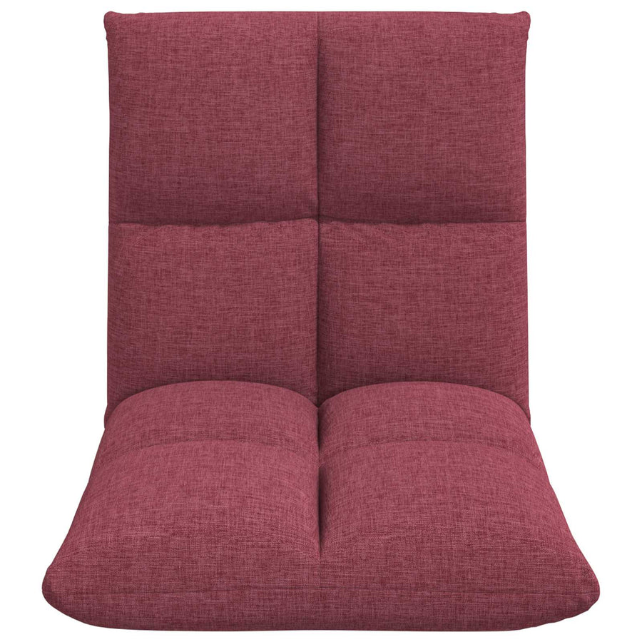 Vloerstoel Wijnrood 50 x 61 x 57 cm Stof