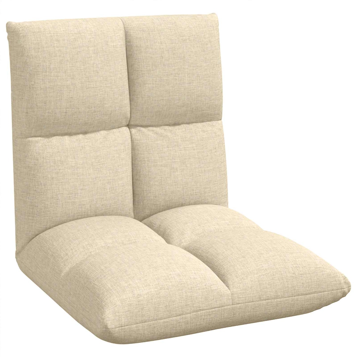 Vloerstoel Crème 50 x 61 x 57 cm Stof