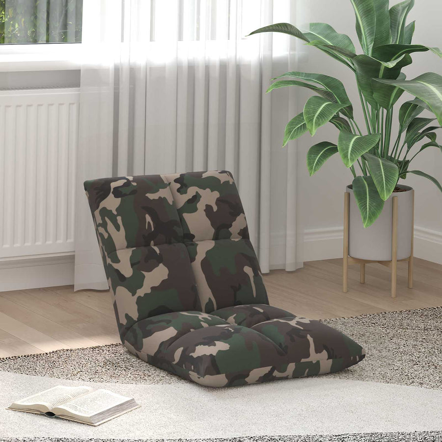 Vloerstoel Legergroen 50 x 61 x 57 cm Stof