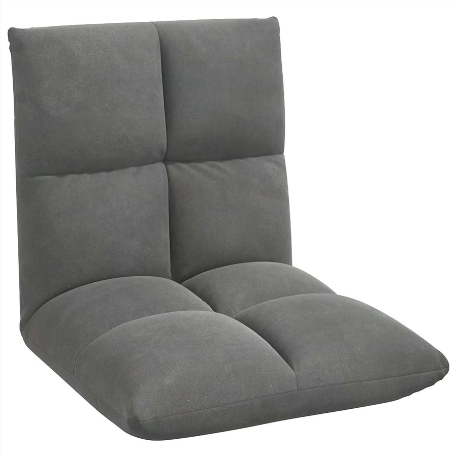 Vloerstoel Donkergrijs 50 x 61 x 57 cm Fluweel