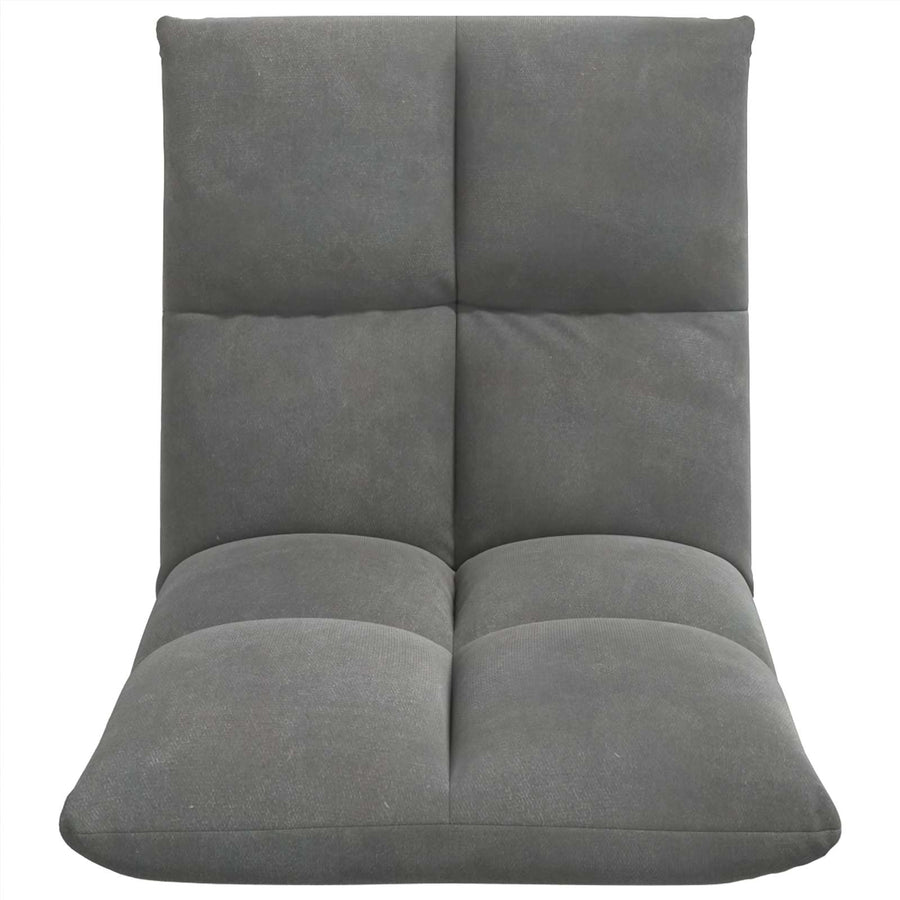 Vloerstoel Donkergrijs 50 x 61 x 57 cm Fluweel