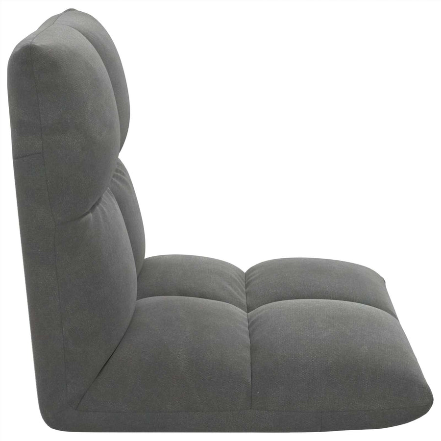 Vloerstoel Donkergrijs 50 x 61 x 57 cm Fluweel