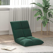 Vloerstoel donkergroen fluweel 50x61x57 cm