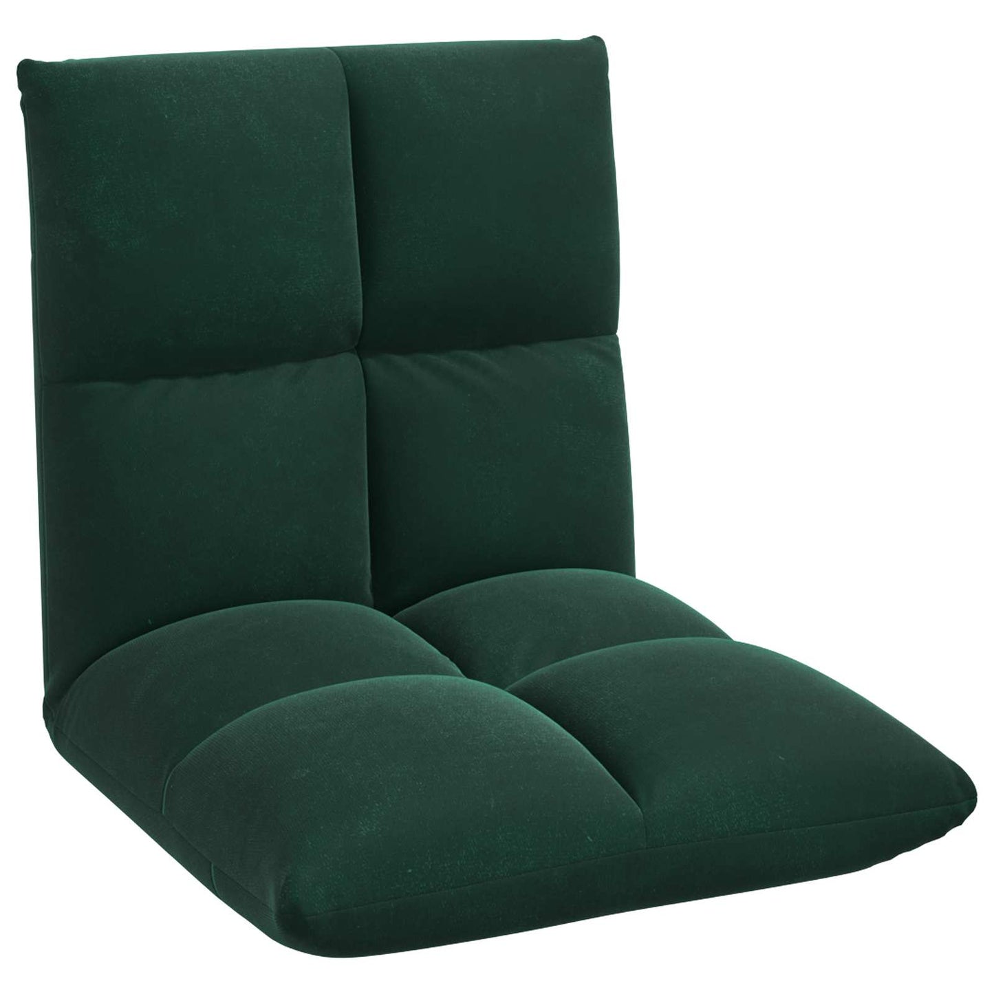 Vloerstoel Donkergroen 50 x 61 x 57 cm Fluweel