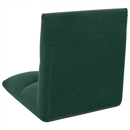 Vloerstoel Donkergroen 50 x 61 x 57 cm Fluweel