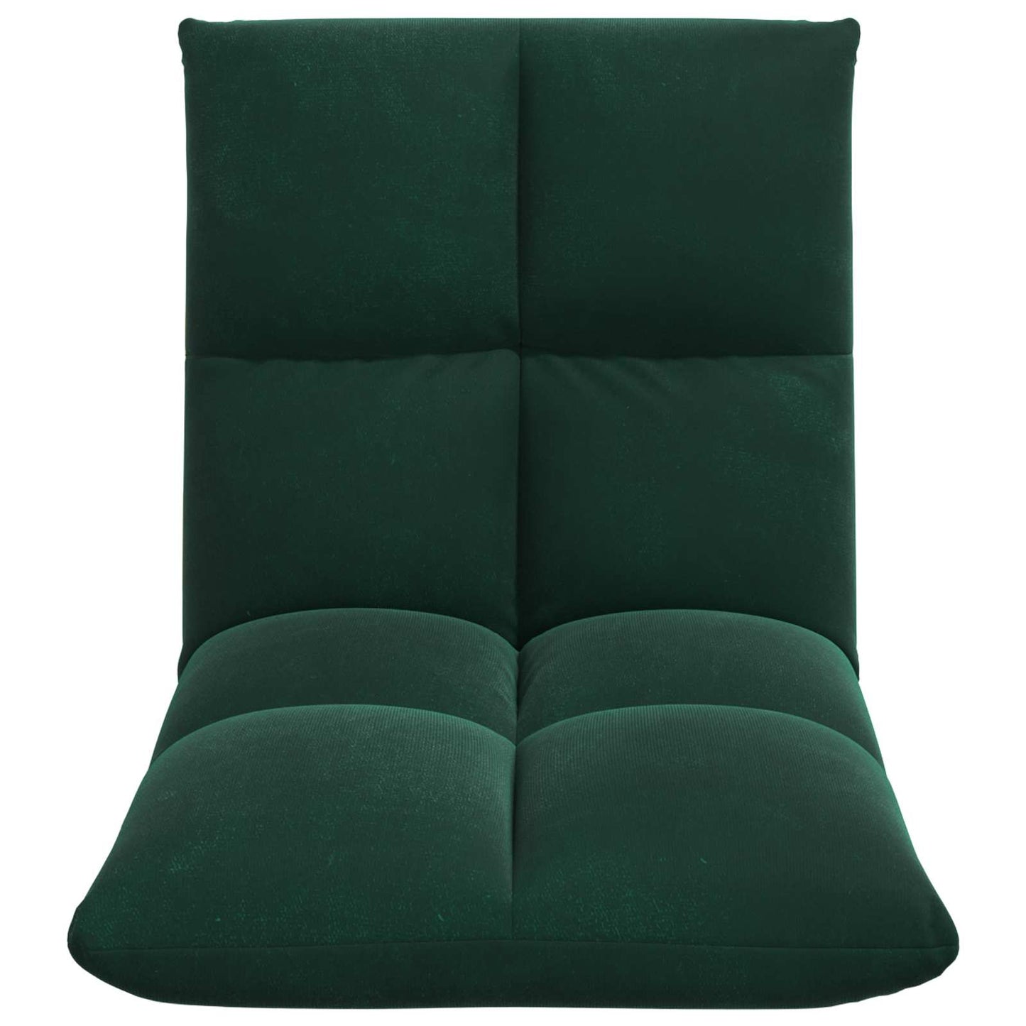 Vloerstoel Donkergroen 50 x 61 x 57 cm Fluweel