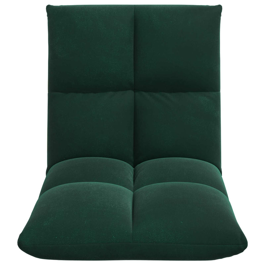 Vloerstoel Donkergroen 50 x 61 x 57 cm Fluweel