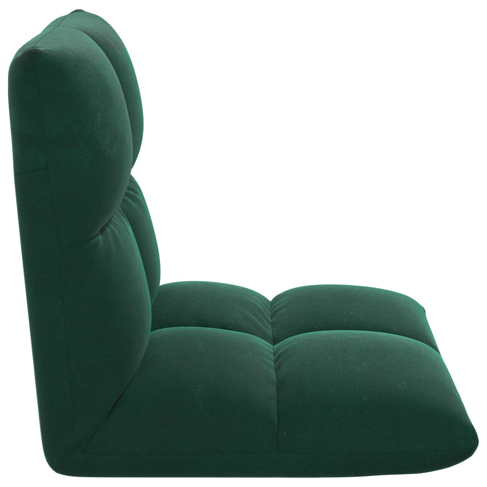 Vloerstoel Donkergroen 50 x 61 x 57 cm Fluweel