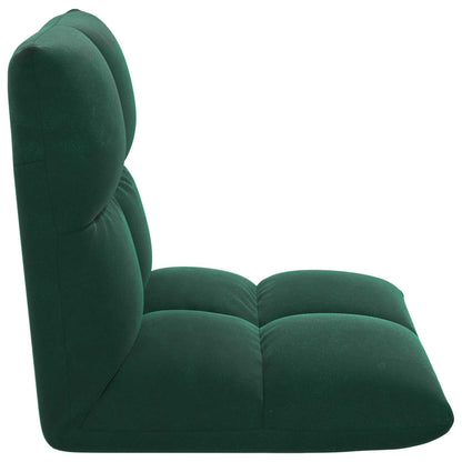 Vloerstoel Donkergroen 50 x 61 x 57 cm Fluweel