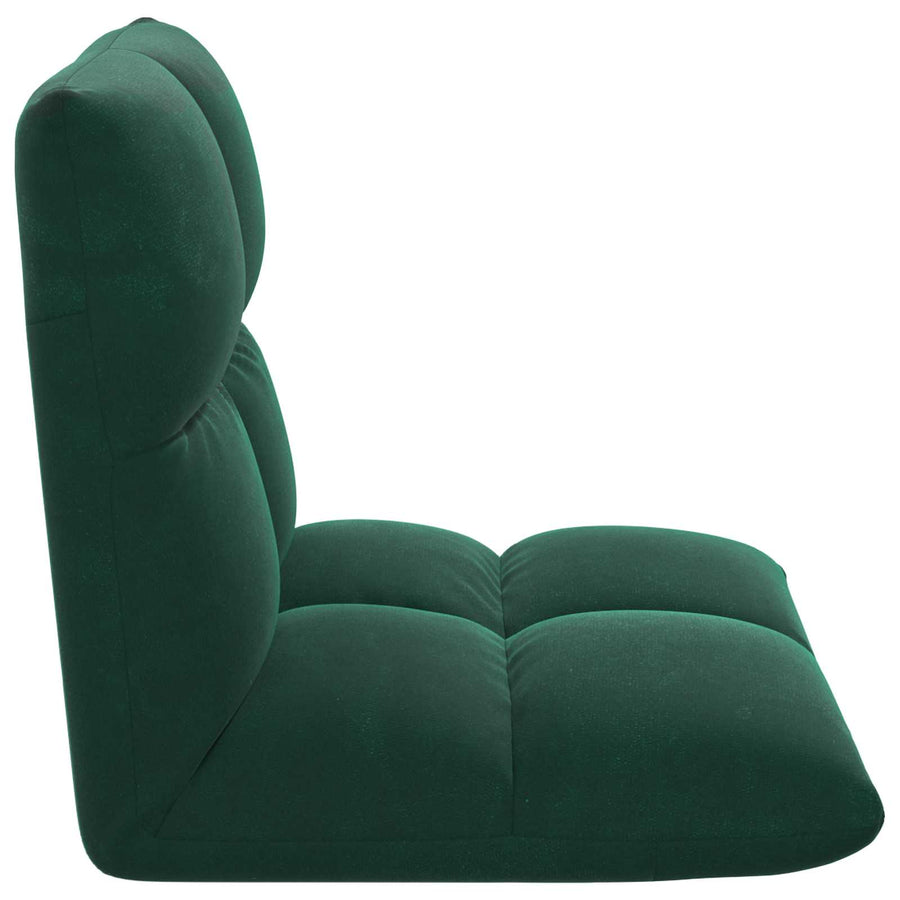 Vloerstoel Donkergroen 50 x 61 x 57 cm Fluweel