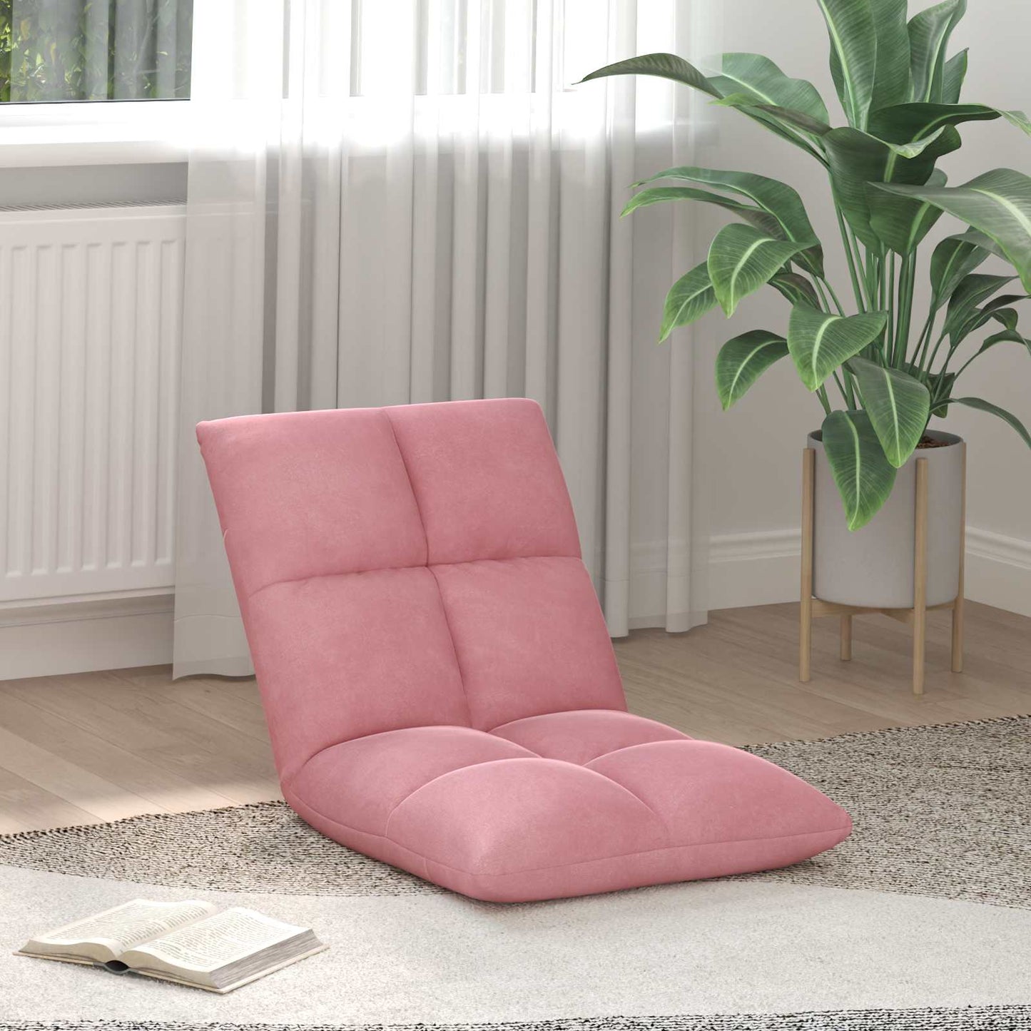 Vloerstoel Roze 50 x 61 x 57 cm Fluweel