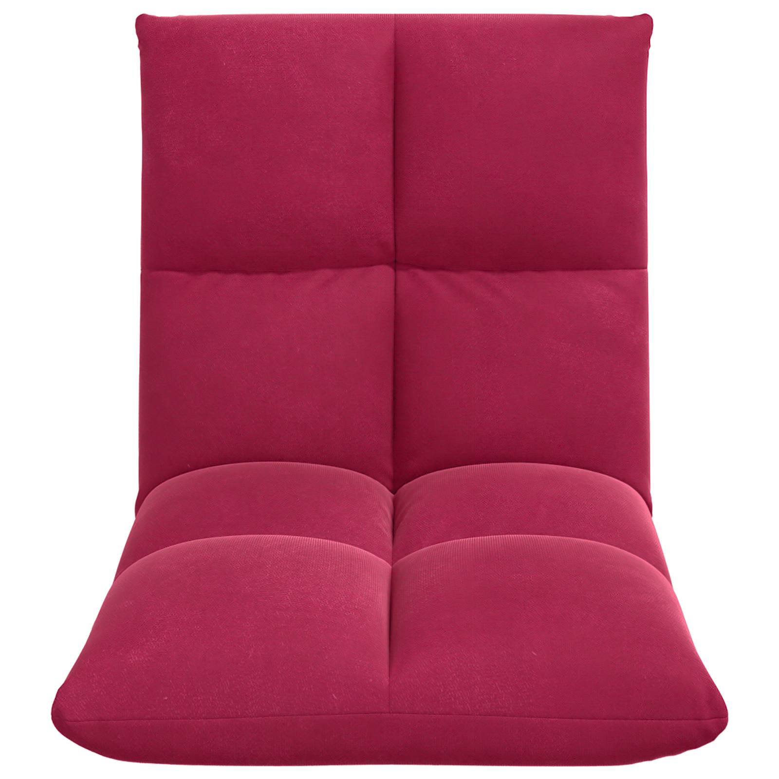 Vloerstoel Wijnrood 50 x 61 x 57 cm Fluweel