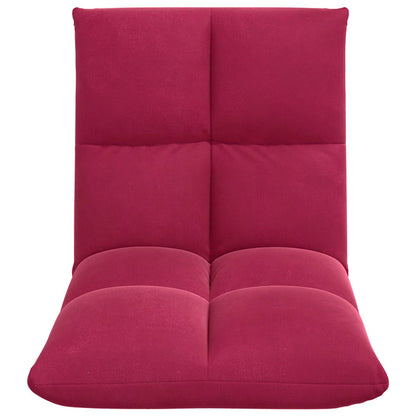 Vloerstoel Wijnrood 50 x 61 x 57 cm Fluweel