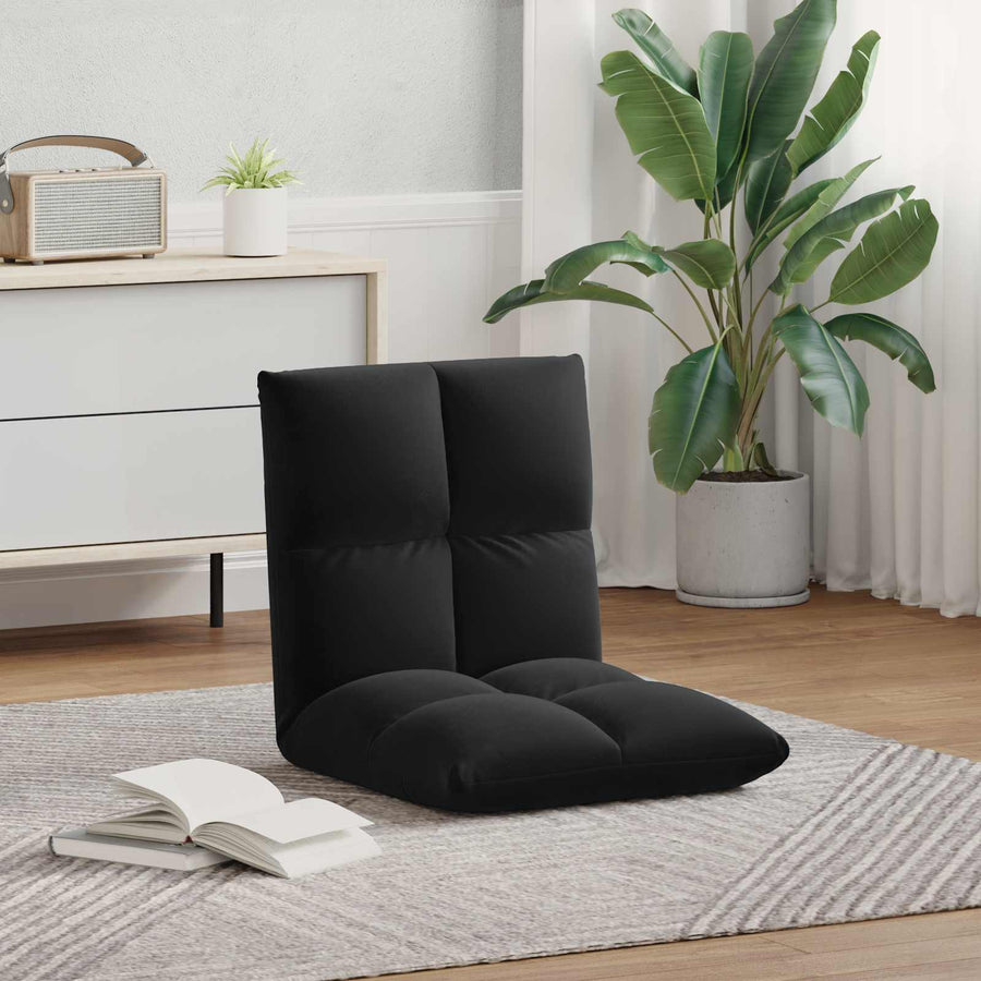 Vloerstoel Zwart 50 x 61 x 57 cm Fluweel