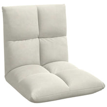 Vloerstoel Crème 50 x 61 x 57 cm Fluweel