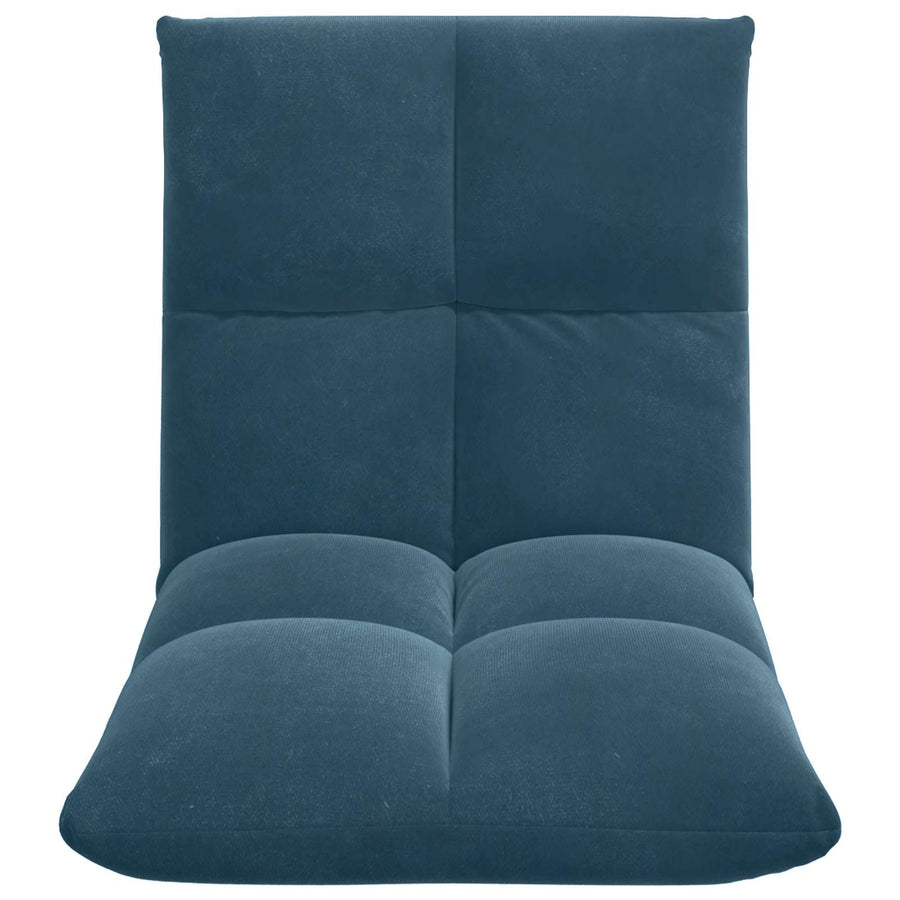 Vloerstoel Blauw 50 x 61 x 57 cm Fluweel