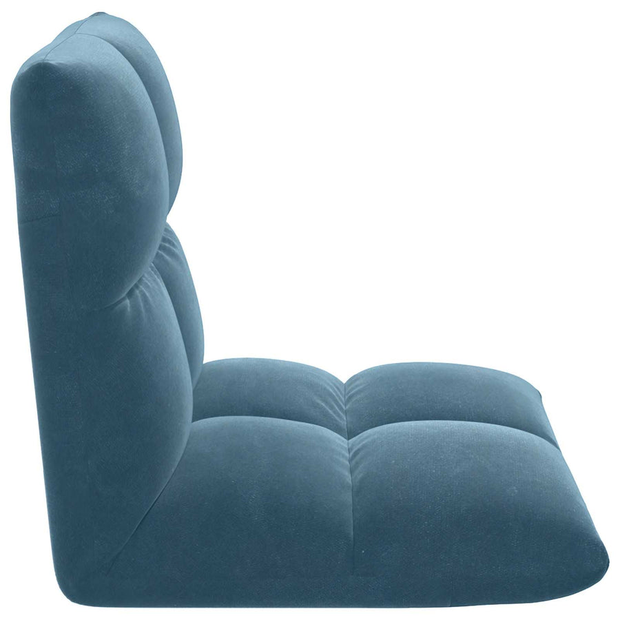 Vloerstoel Blauw 50 x 61 x 57 cm Fluweel